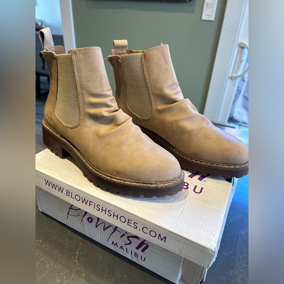 BLOWFISH MALIBU REDSEN-2 CHELSEA BOOTS - 8.5 - 'CLOUD LOCAL SHERIFF' - Picture 8 of 11